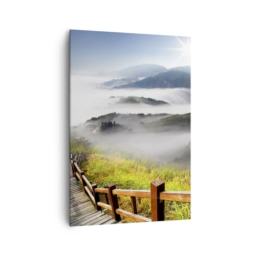 Obraz na plátně - Utkané ze záře a mlhy - 70x100 cm