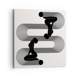 Obraz na plátně - Smyslná symetrie - 70x70 cm