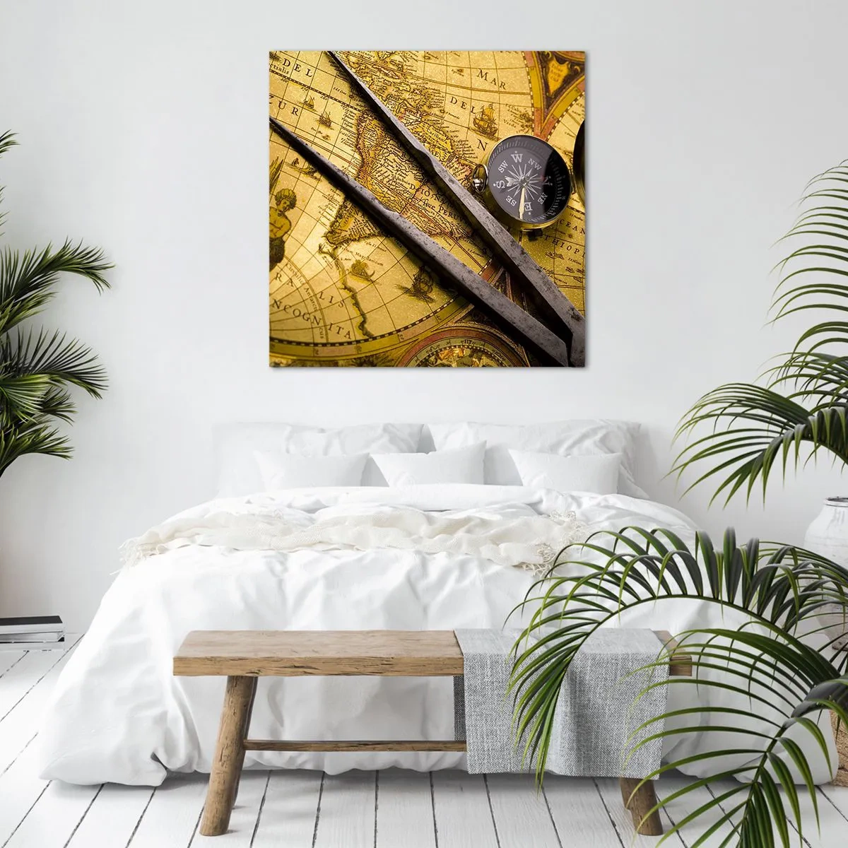 Obraz na plátně - Kde jsou ty poklady? - 40x40 cm