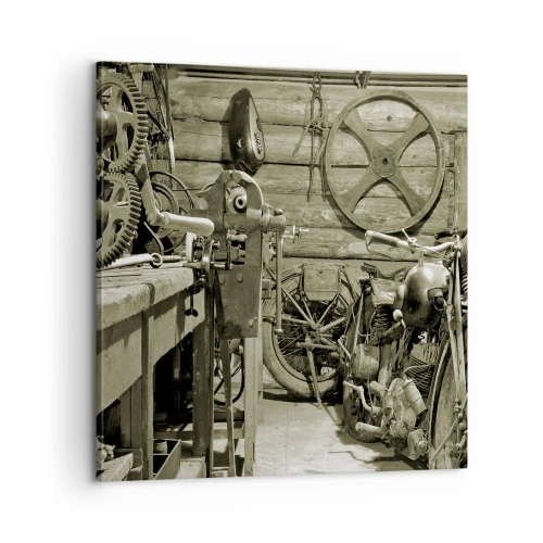 Obraz na plátně - V kůlně strýce Vládi - 60x60 cm