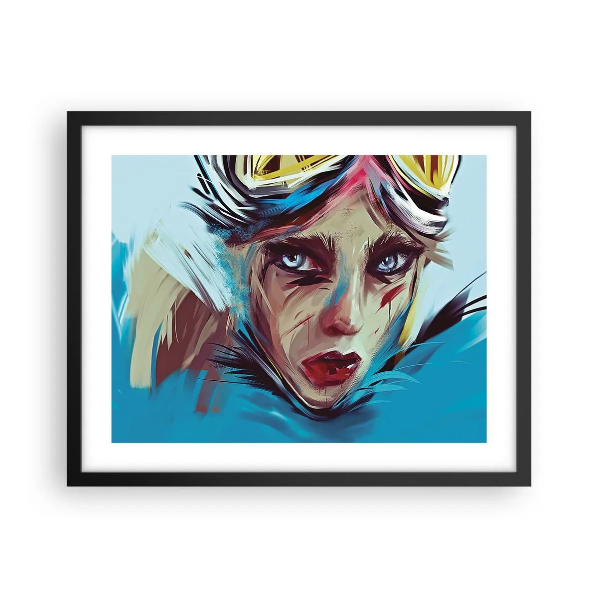 Plakát v černém rámu - Silniční válečnice - 50x40 cm