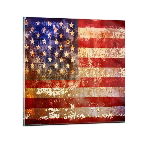 Obraz na skle - Chvála nepomíjí - 40x40 cm