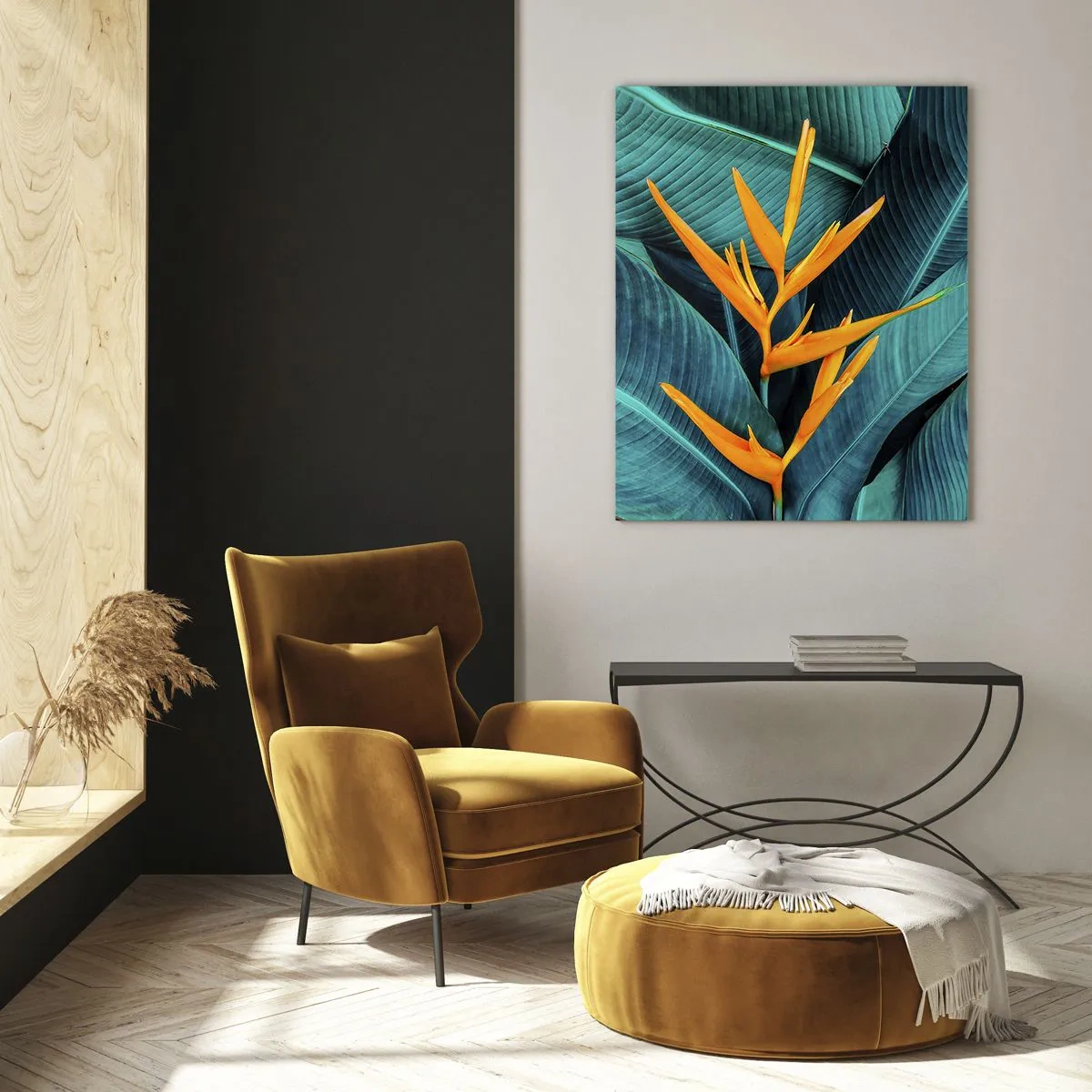 Obraz na skle - Rajský květ - 50x70 cm