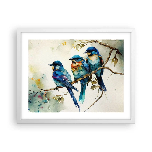 Plakát v bílém rámu - Urazil se? - 50x40 cm