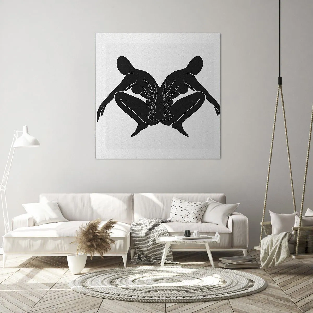 Obraz na plátně - Společná duše - 50x50 cm