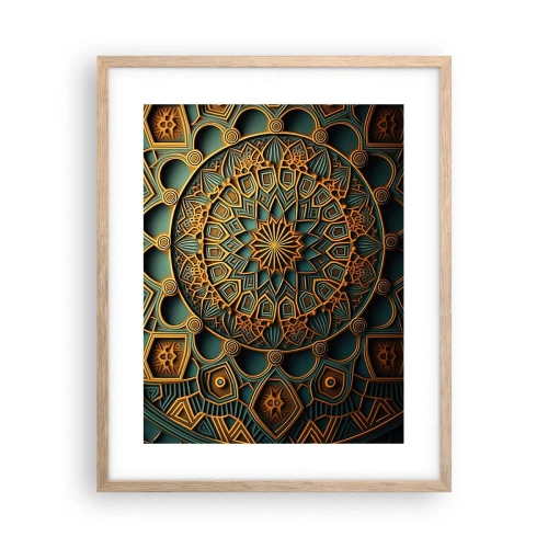 Plakát v rámu světlý dub - V arabském stylu - 40x50 cm
