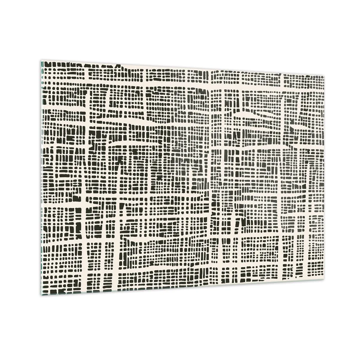 Obraz na skle - Tkaná kompozice - 100x70 cm