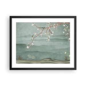 Plakát v černém rámu - Jaro je tady - 50x40 cm