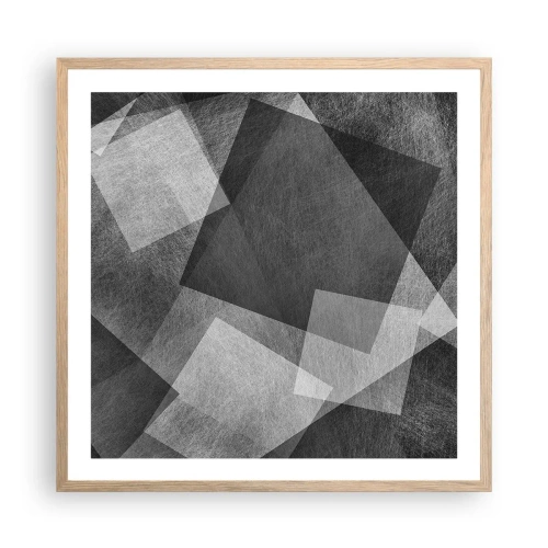 Plakát v rámu světlý dub - Odvěký symbol trvalosti a pořádku - 60x60 cm