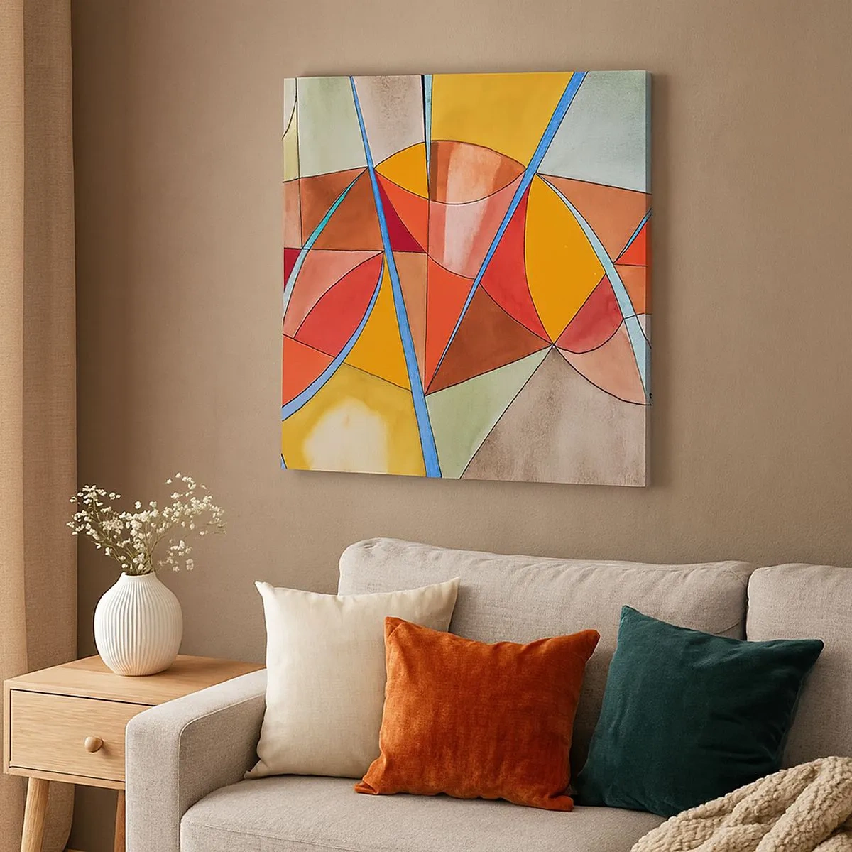 Obraz na plátně - Kolotoč, kolotoč snů - 30x30 cm