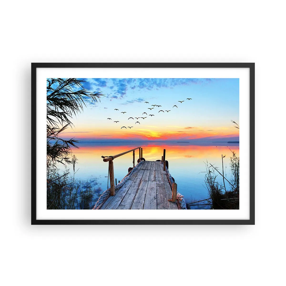 Plakát v černém rámu - Je čas vrátit se… - 70x50 cm