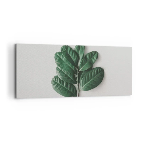 Obraz na plátně - Kresba samotné přírody - 100x40 cm