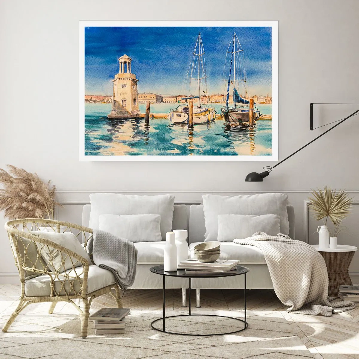 Plakát - Slunečná laguna - 100x70 cm