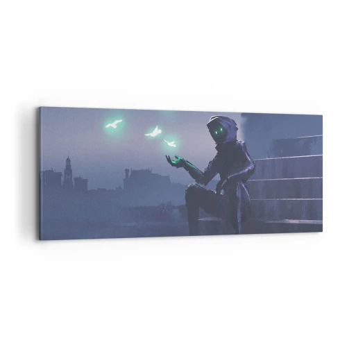 Obraz na plátně - Život se vrátí - 100x40 cm