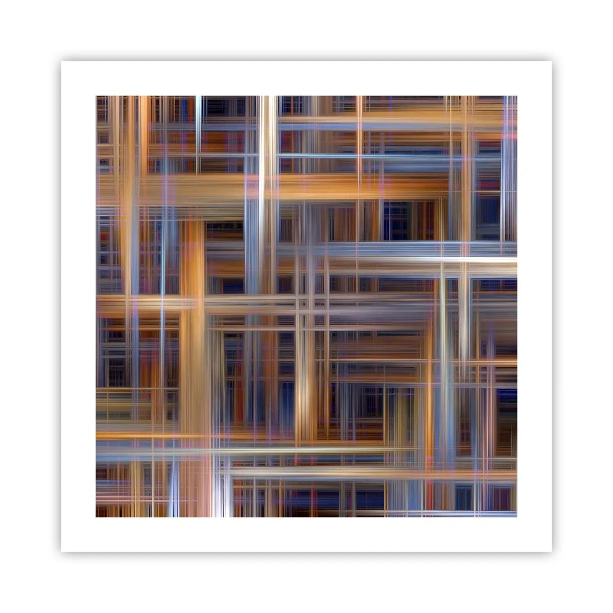 Plakát - Utkané ze světla - 50x50 cm