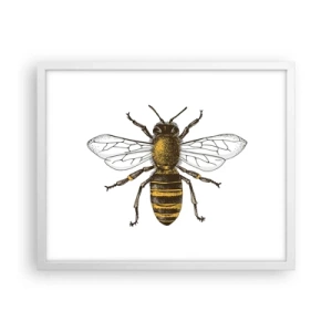 Plakát v bílém rámu - Krásná a dobrá - 50x40 cm