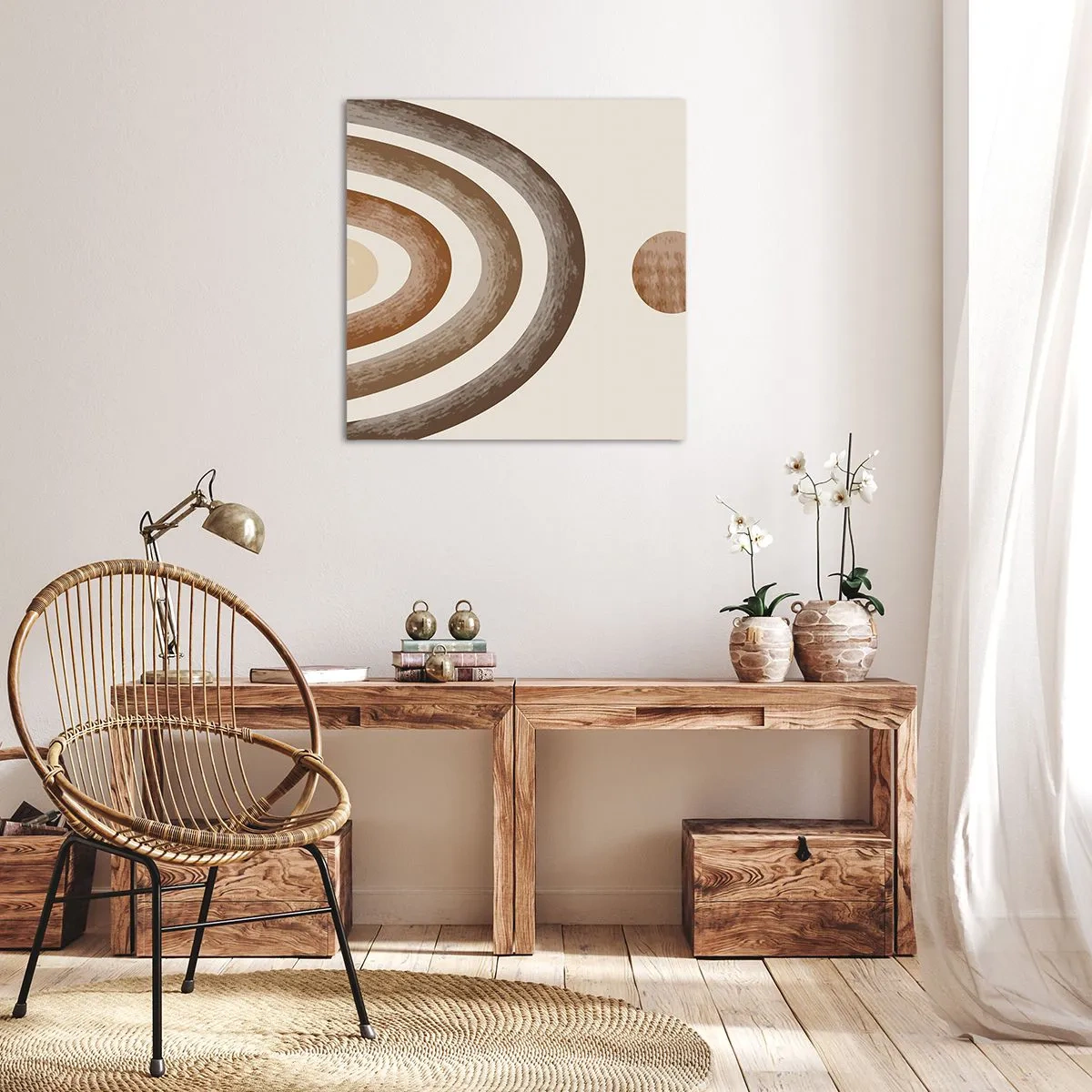 Obraz na plátně - V předaleké galaxii - 40x40 cm