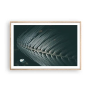 Plakát v rámu světlý dub - Přesnost přírody - 91x61 cm