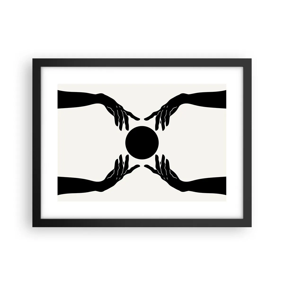 Plakát v černém rámu - Tajné znamení - 40x30 cm