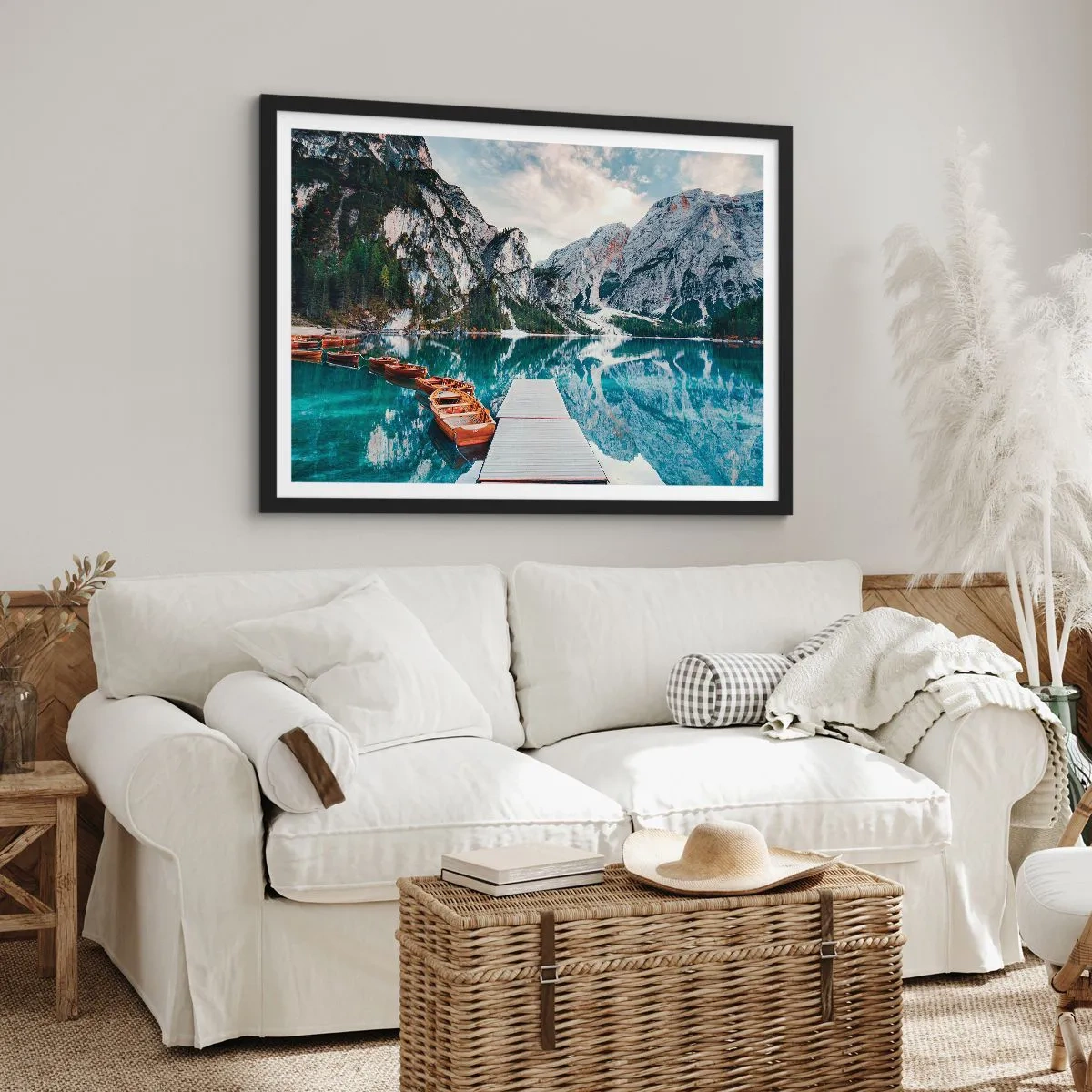 Plakát v černém rámu - Ukážeme vám krásu - 100x70 cm