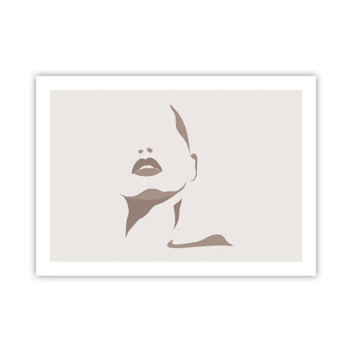 Plakát - Stvořená ze světla a stínu - 70x50 cm