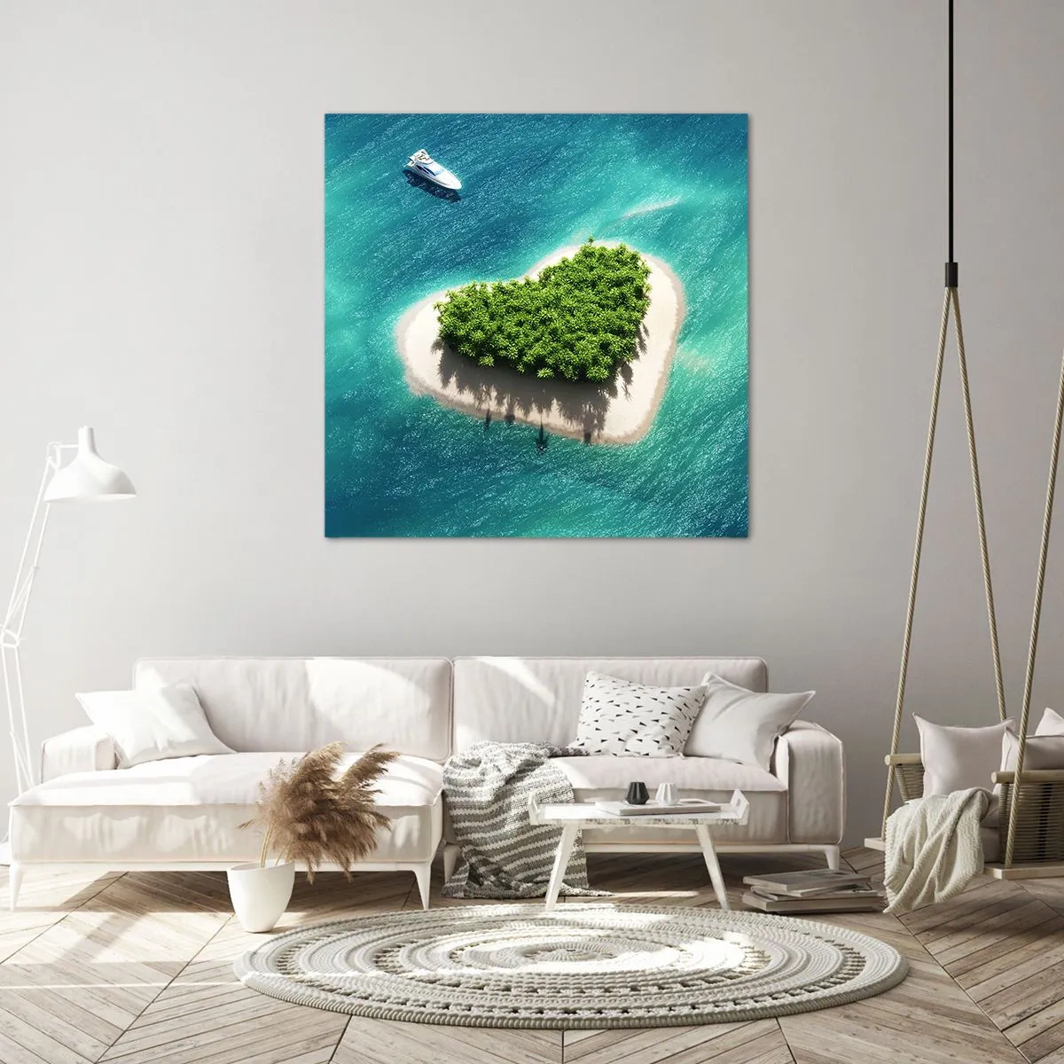 Obraz na plátně - Miluji léto - 30x30 cm