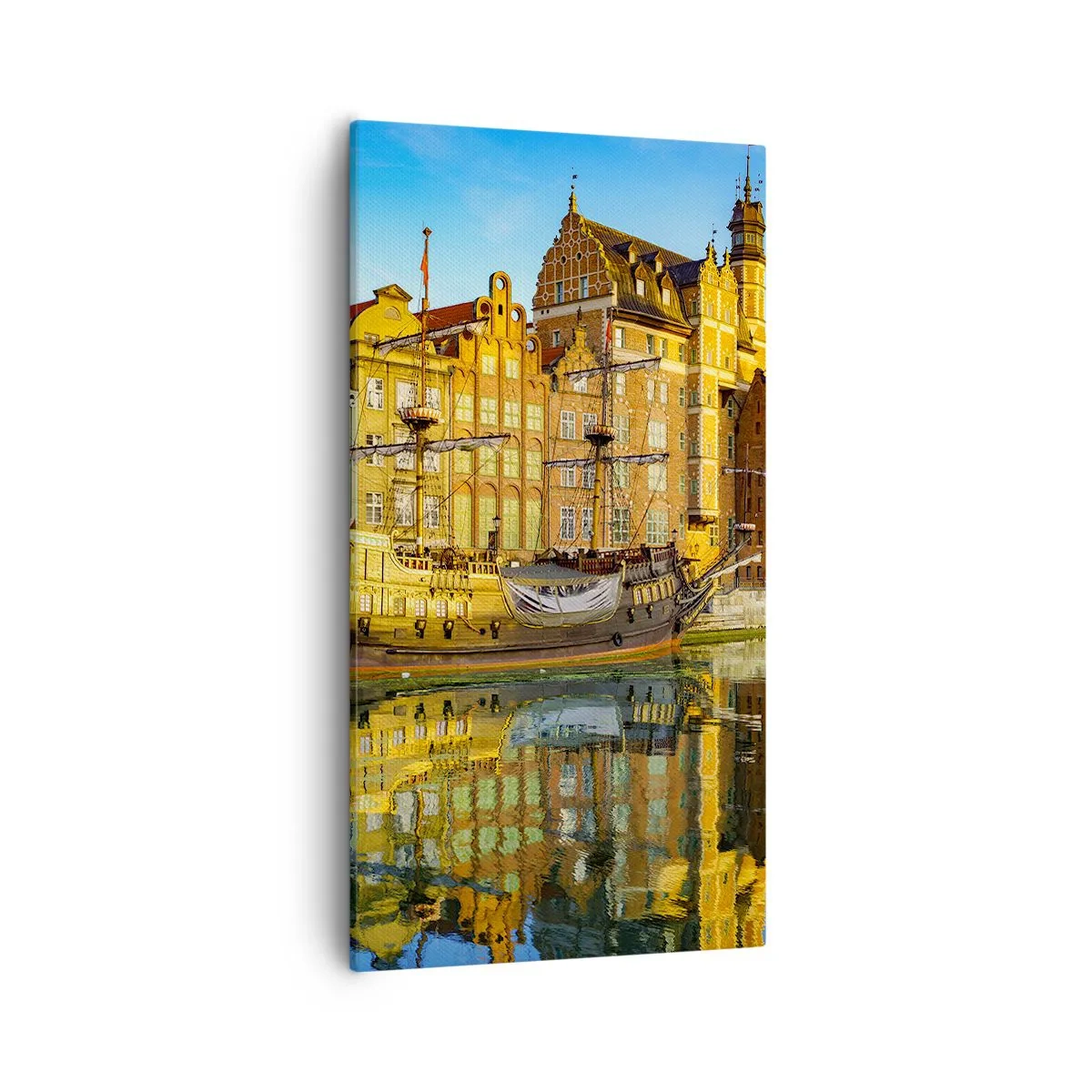 Obraz na plátně - Zrcadlový odraz minulosti - 55x100 cm