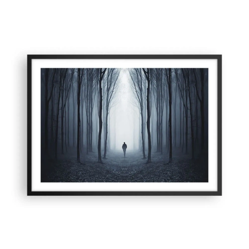 Plakát v černém rámu - A všechno jednoduché a jasné - 70x50 cm