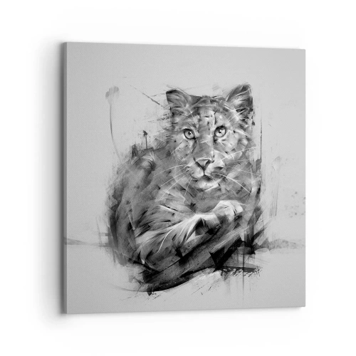 Obraz na plátně - Ano, pozorně poslouchám - 70x70 cm