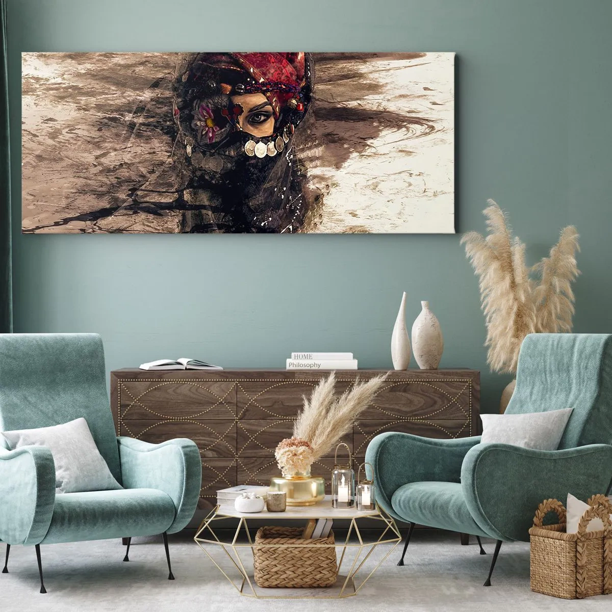 Obraz na plátně - Přinejmenším znepokojující - 140x50 cm
