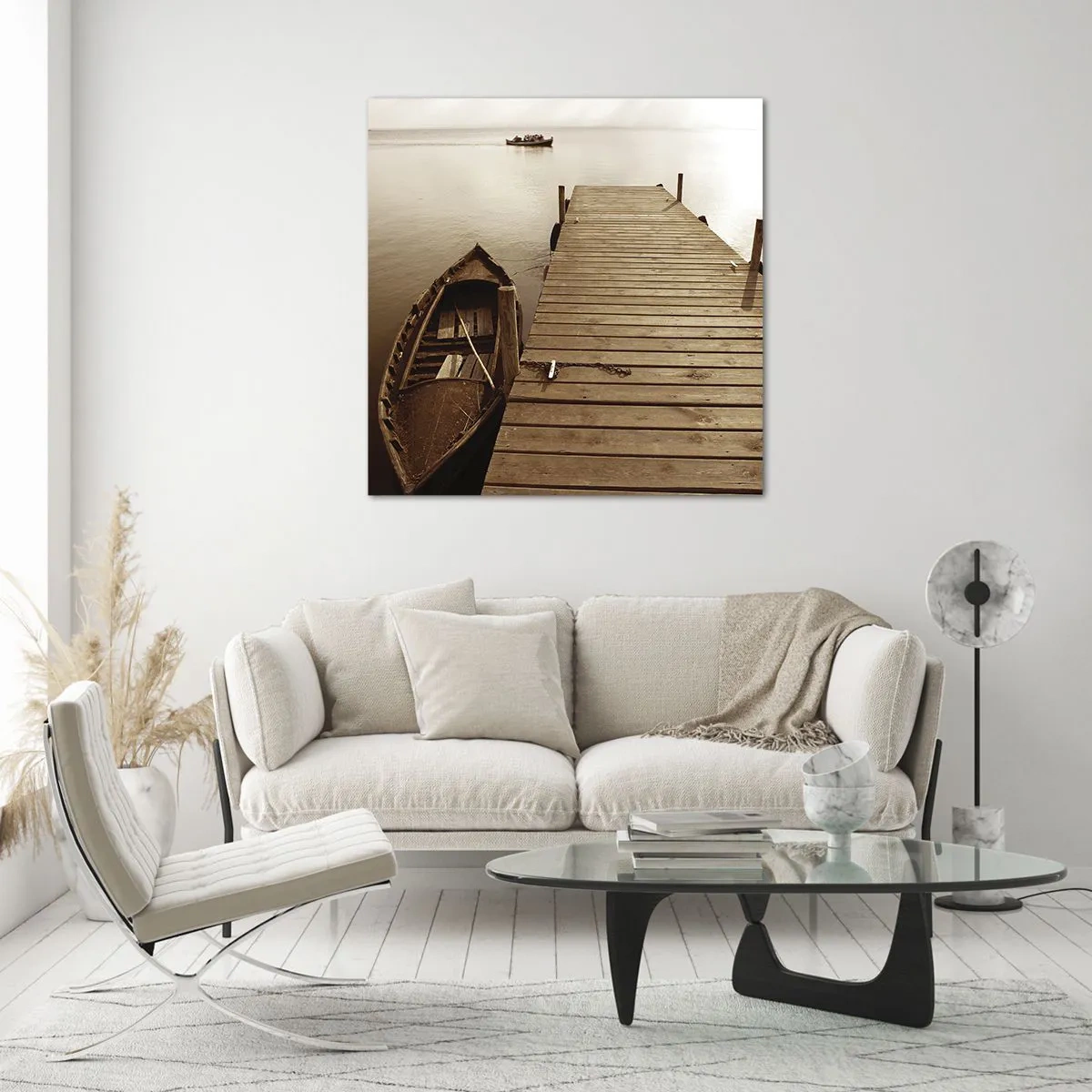 Obraz na skle - Velký klid - 30x30 cm