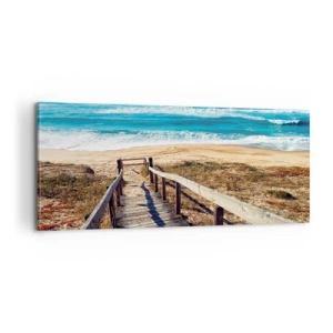 Obraz na plátně - Běž! - 100x40 cm