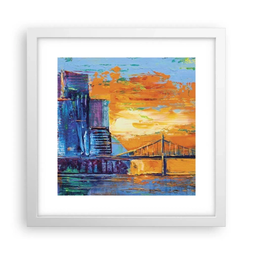 Plakát v bílém rámu - Kultura a příroda - 30x30 cm