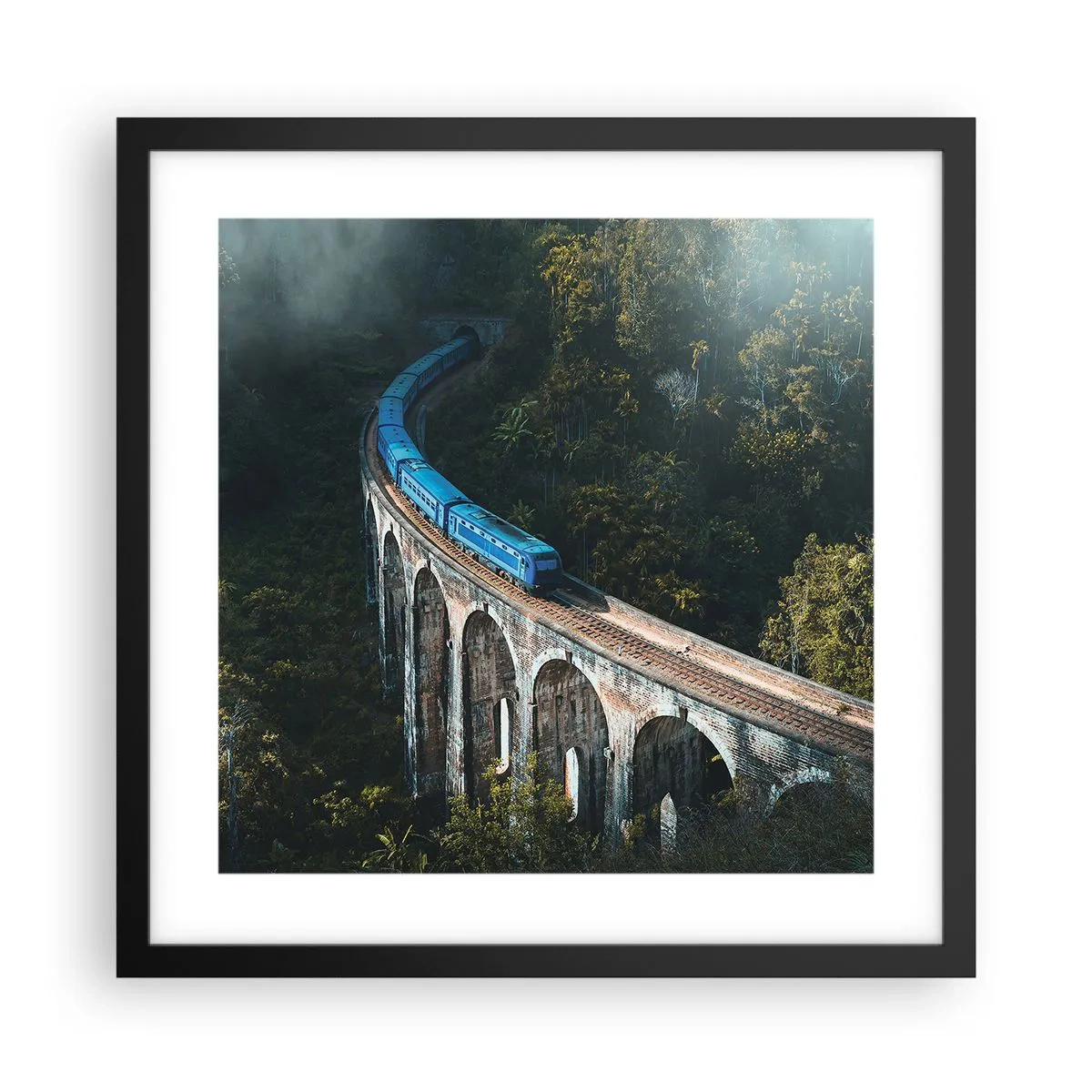 Plakát v černém rámu - Přitažlivost přírody - 40x40 cm