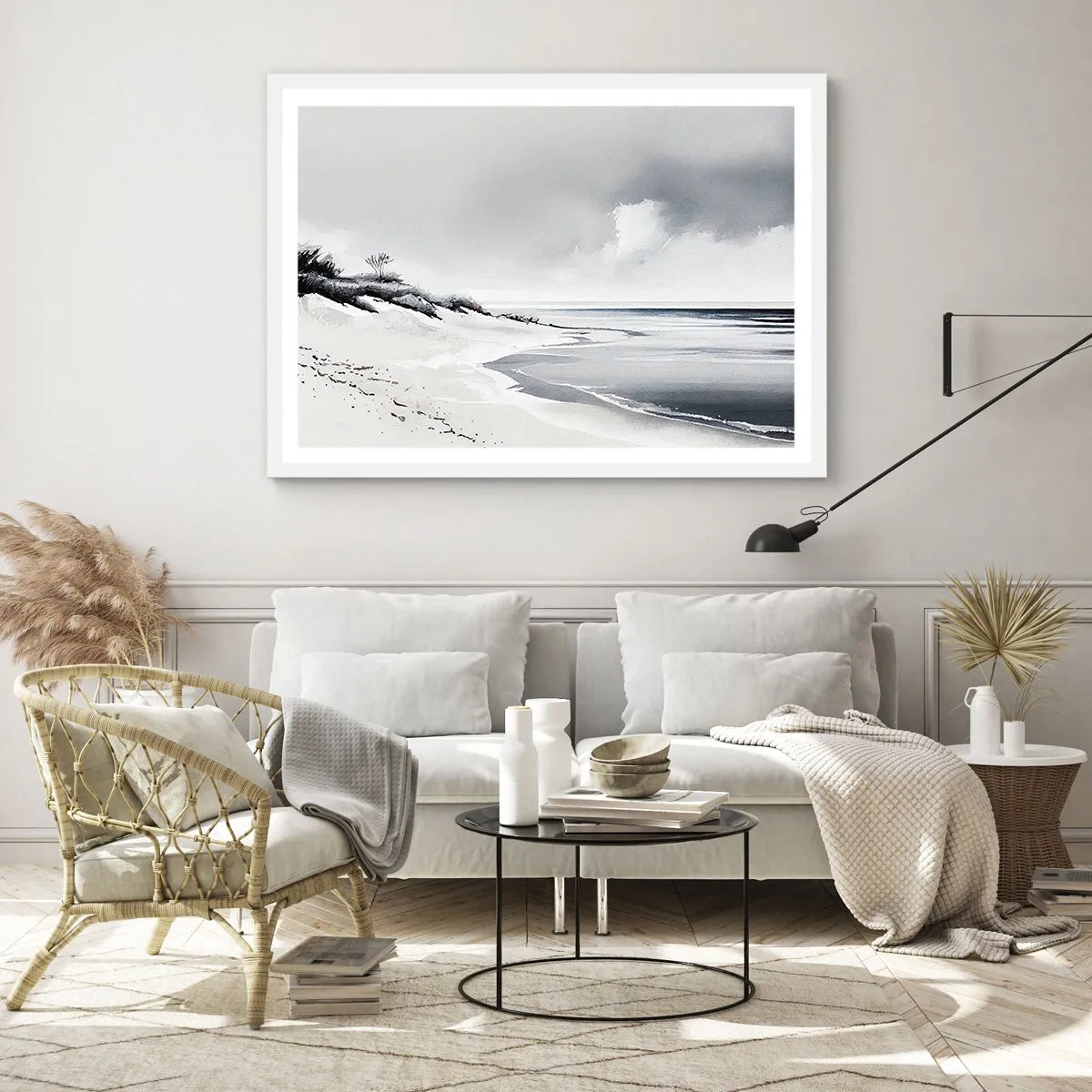 Plakát v bílém rámu - Vždycky spolu - 91x61 cm