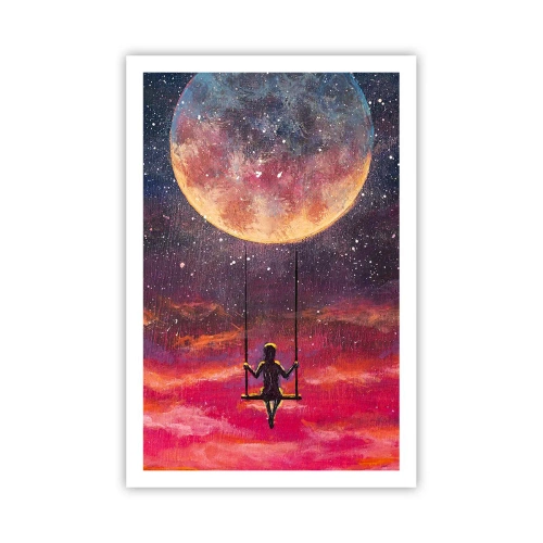 Plakát - Stavět si vzdušné zámky - 61x91 cm
