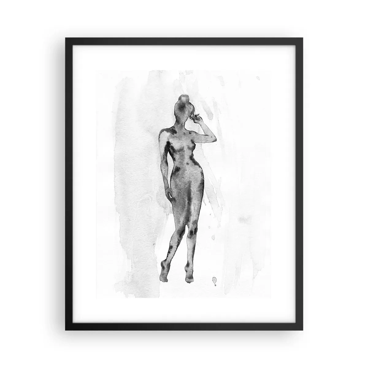 Plakát v černém rámu - Studie o ideálu ženskosti - 40x50 cm