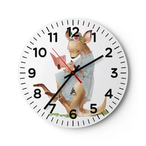 Nástěnné hodiny - Přečti mi, mami - 40x40 cm