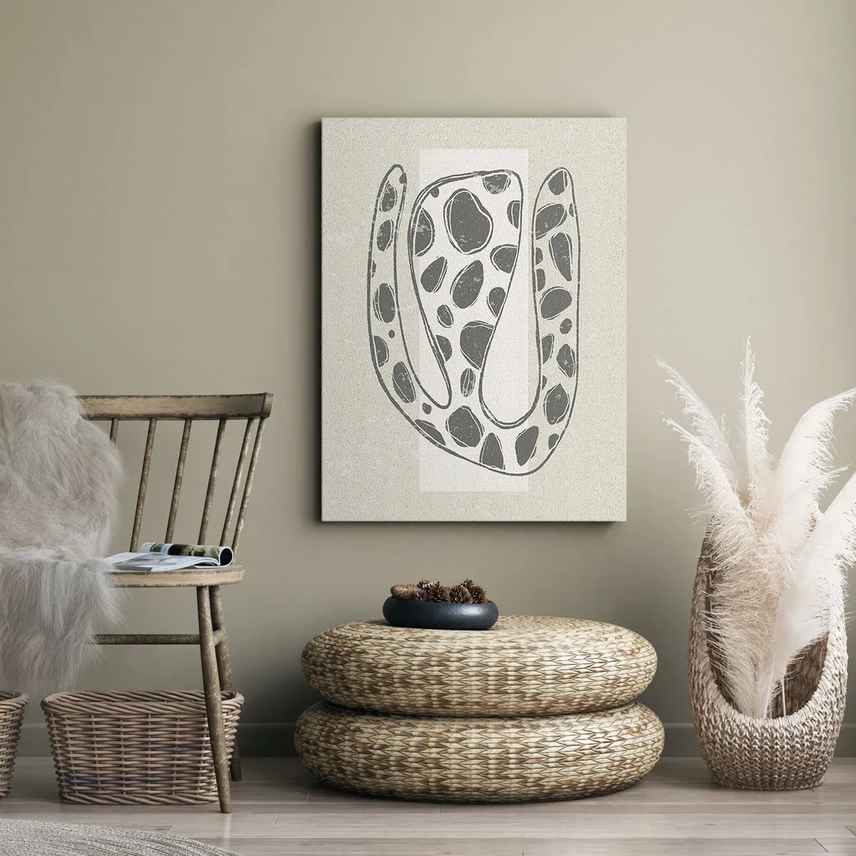 Obraz na plátně - Bizarní bytost - 45x80 cm