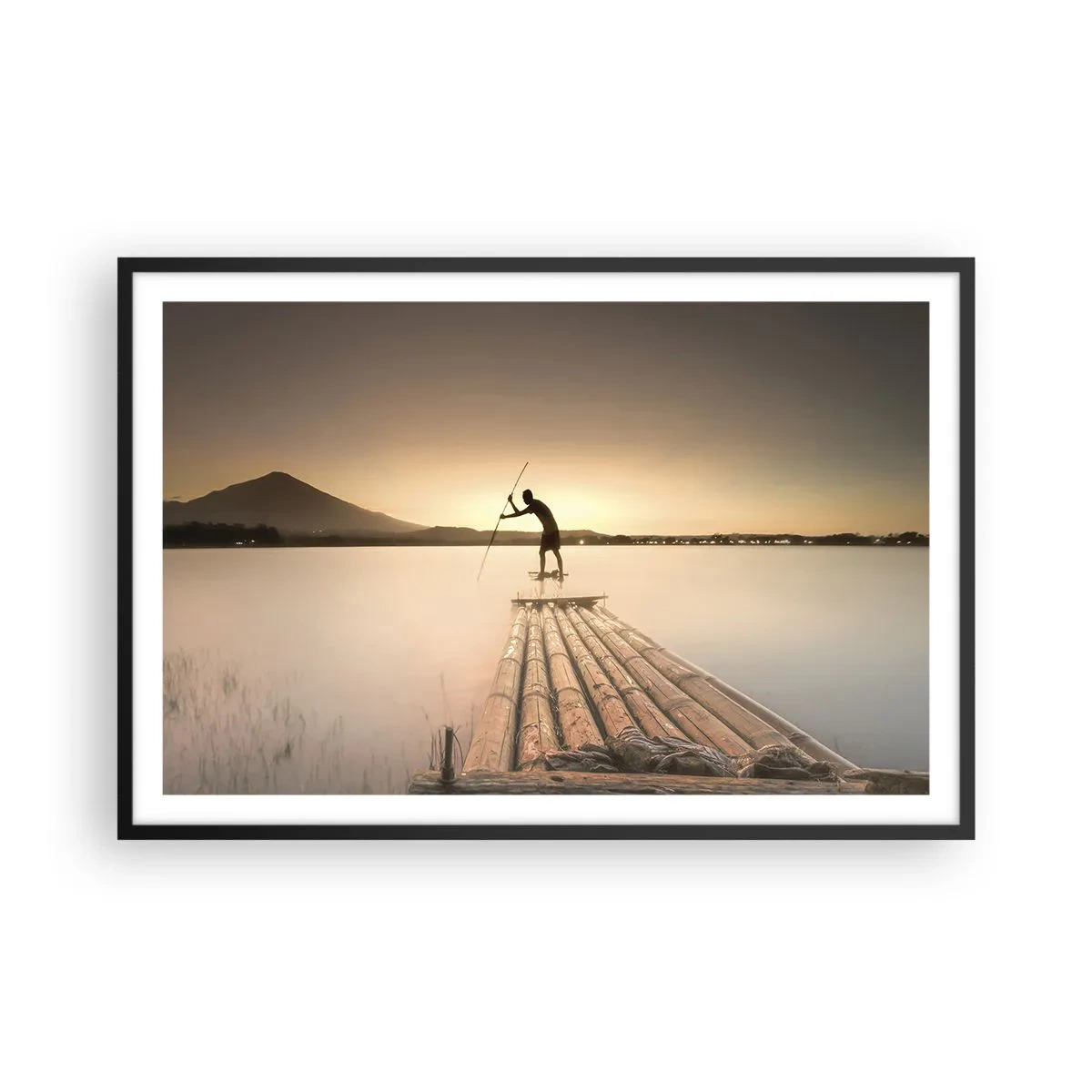 Plakát v černém rámu - Před odpočinkem - 91x61 cm