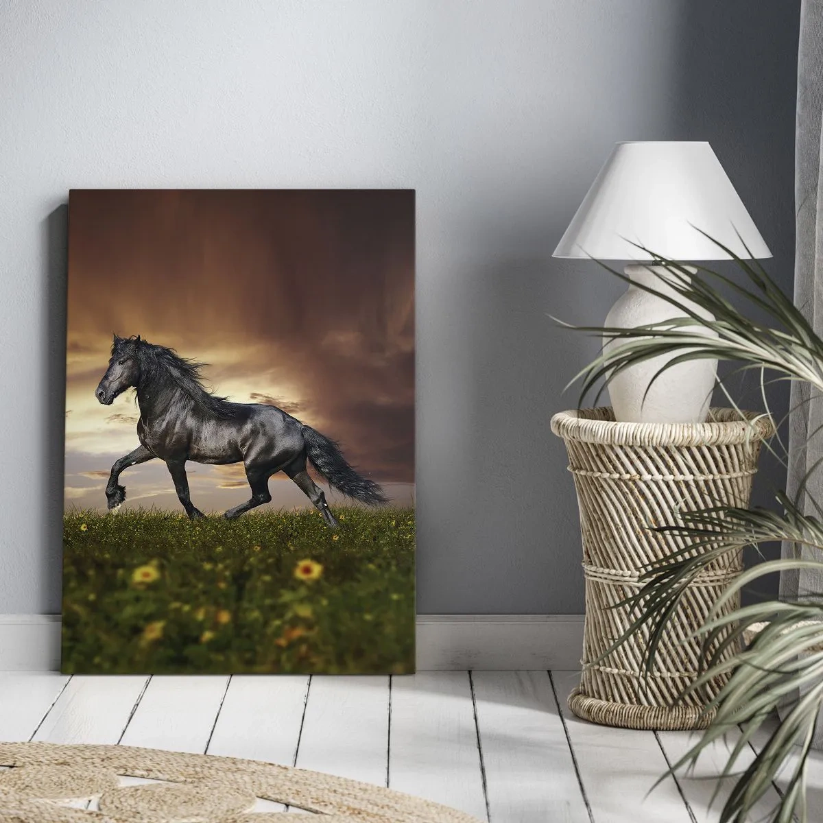 Obraz na plátně - Černý kníže - 50x70 cm