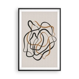 Plakát v černém rámu - Všechno se pokroutilo - 61x91 cm