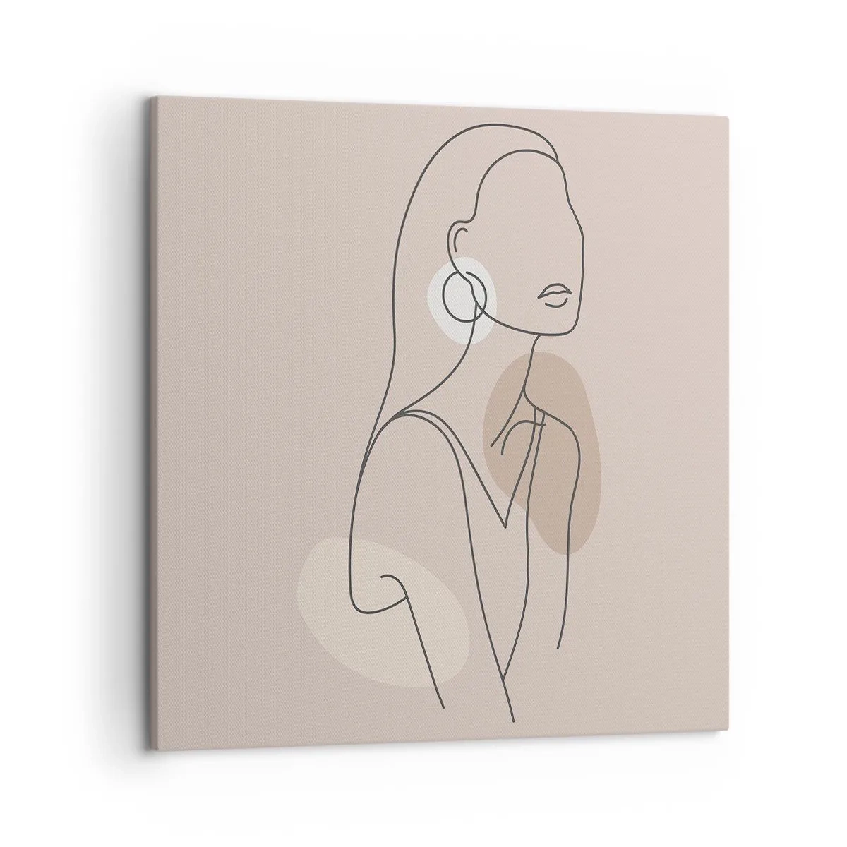 Obraz na plátně - Dívčí ikona - 50x50 cm