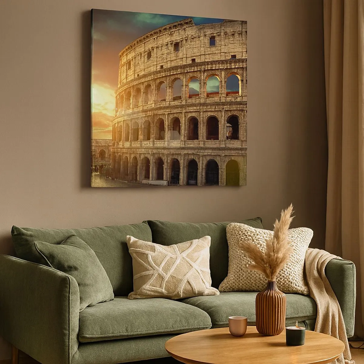 Obraz na plátně - Kolosální dojem - 30x30 cm