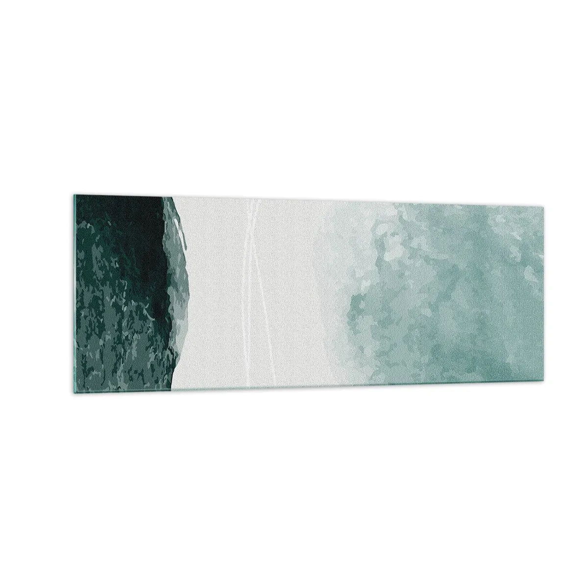 Obraz na skle - Setkání s mlhou - 140x50 cm