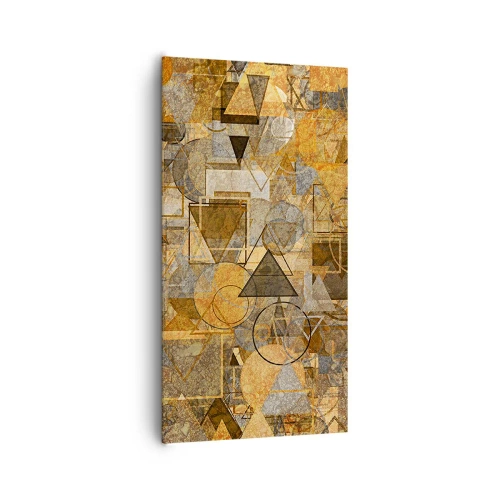 Obraz na plátně - Svět zachycený v podobě - 65x120 cm
