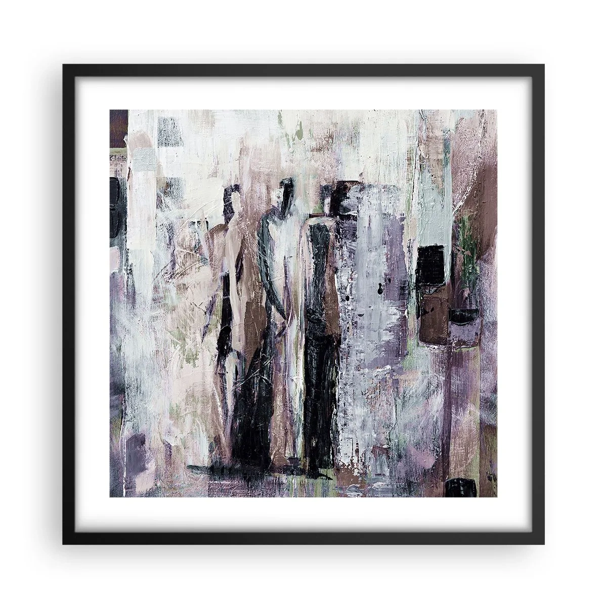 Plakát v černém rámu - Tajemná trojice - 50x50 cm