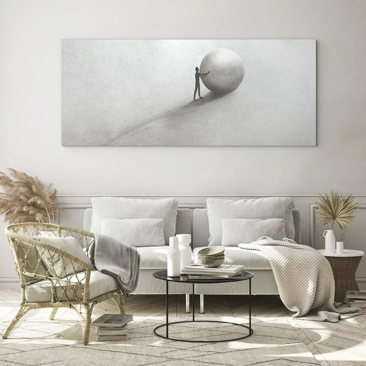 Obraz na skle - Hra života - 120x50 cm