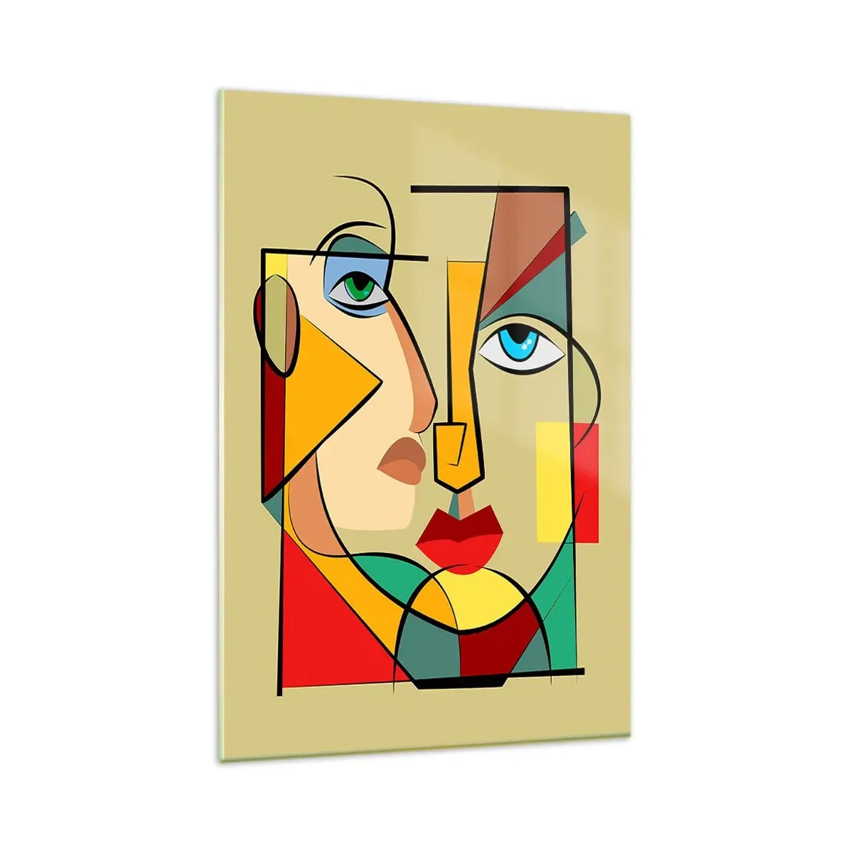 Obraz na skle - Shodný pár - 80x120 cm