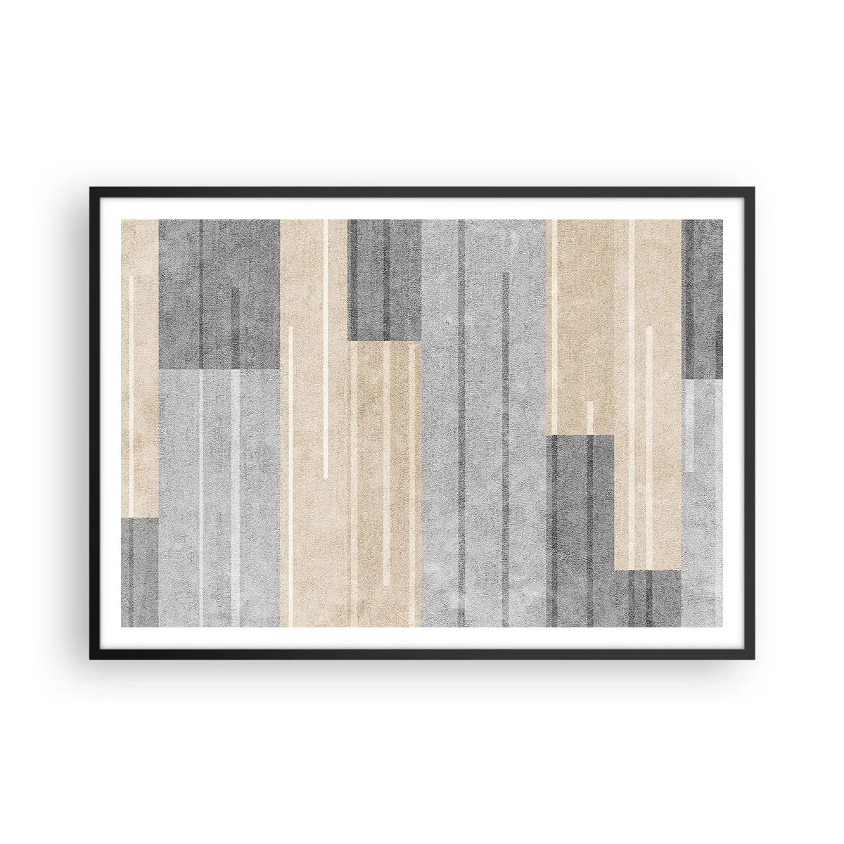 Plakát v černém rámu - Kompozice: drž se - 100x70 cm